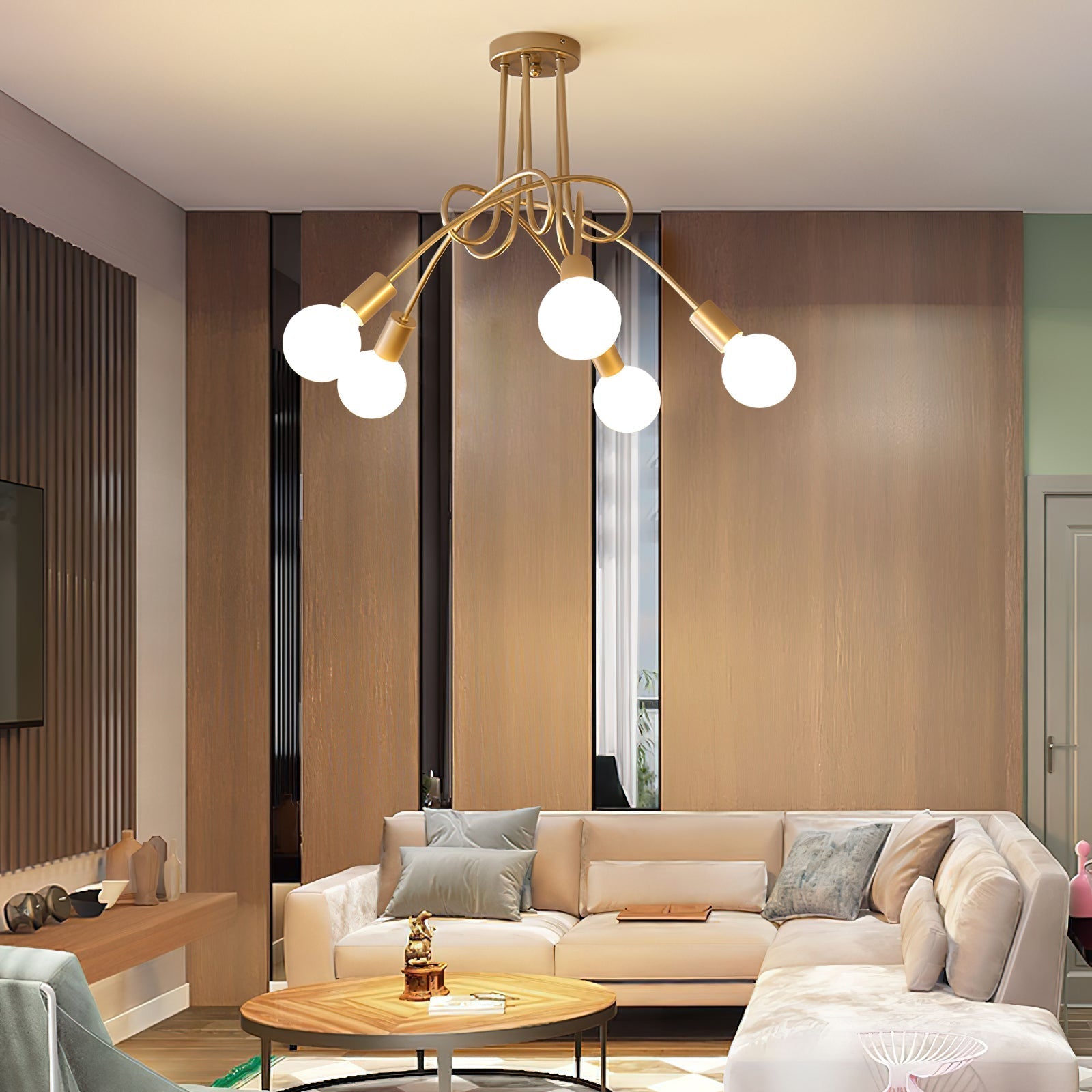 Seraphina Glass Ceiling Lamp