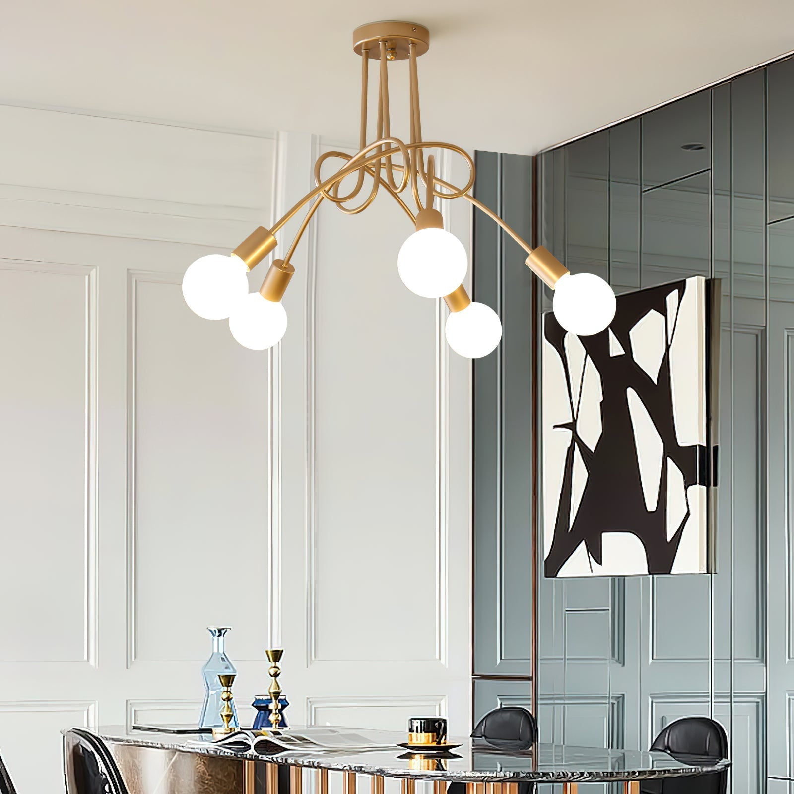 Seraphina Glass Ceiling Lamp
