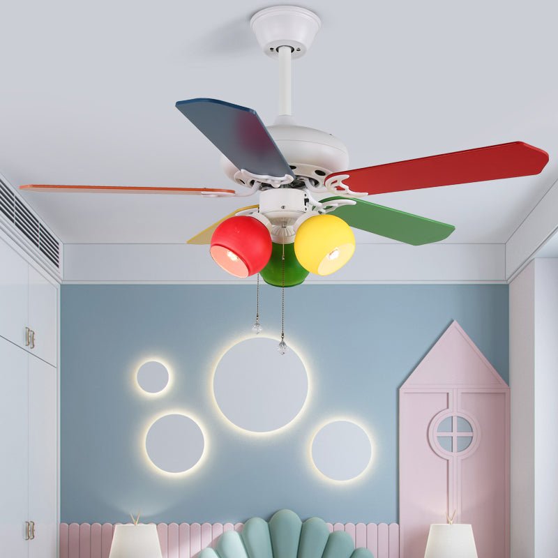 Carlo Playful Ceiling Fan Light-Neutral Decor