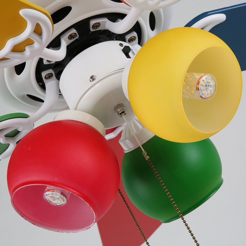 Carlo Playful Ceiling Fan Light-Neutral Decor