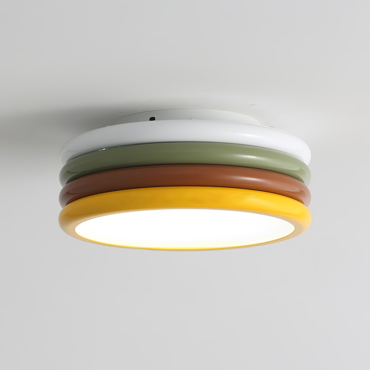 Dunoir Unique Art Color Stack Ceiling Lamp-Neutral Decor