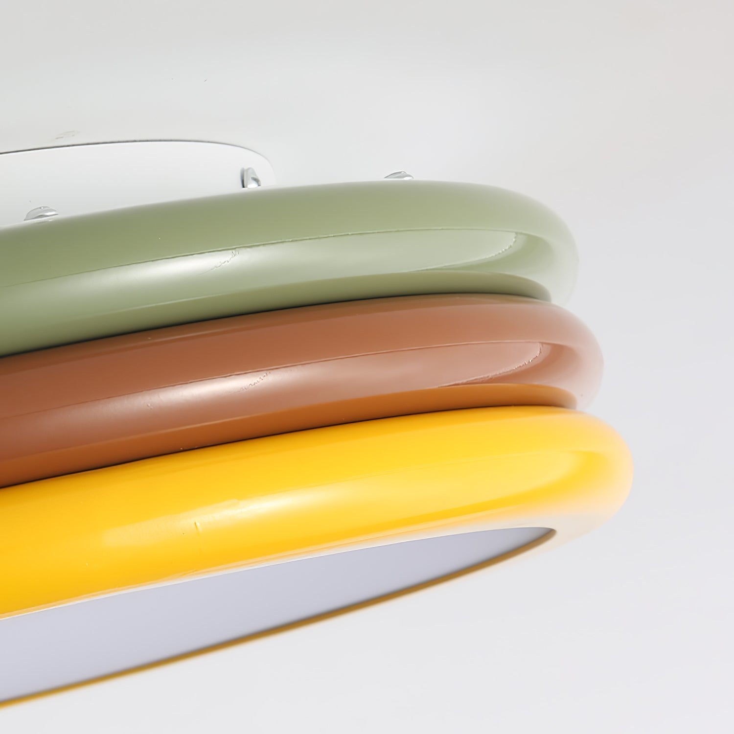 Dunoir Unique Art Color Stack Ceiling Lamp-Neutral Decor