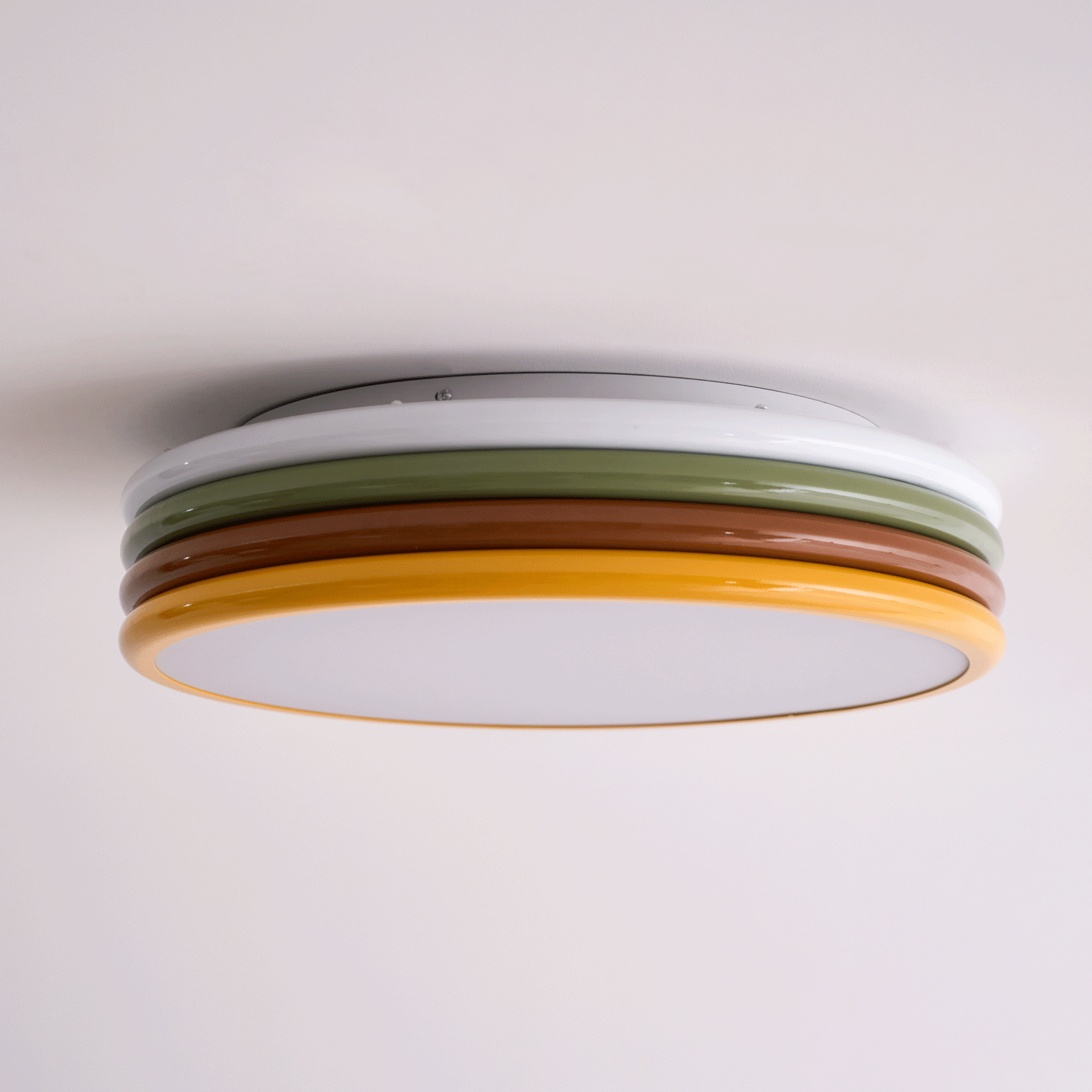 Dunoir Unique Art Color Stack Ceiling Lamp-Neutral Decor