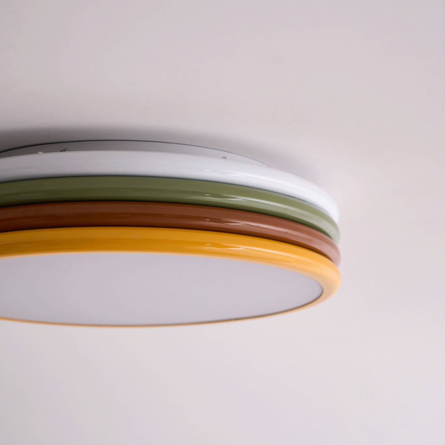 Dunoir Unique Art Color Stack Ceiling Lamp-Neutral Decor