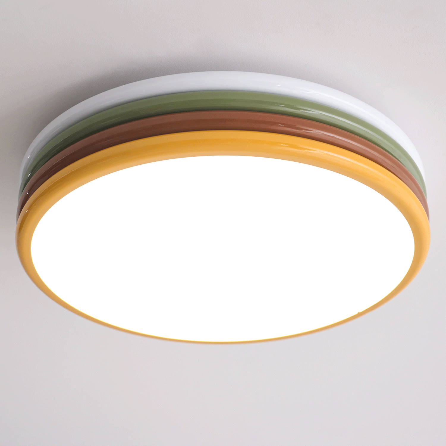 Dunoir Unique Art Color Stack Ceiling Lamp-Neutral Decor
