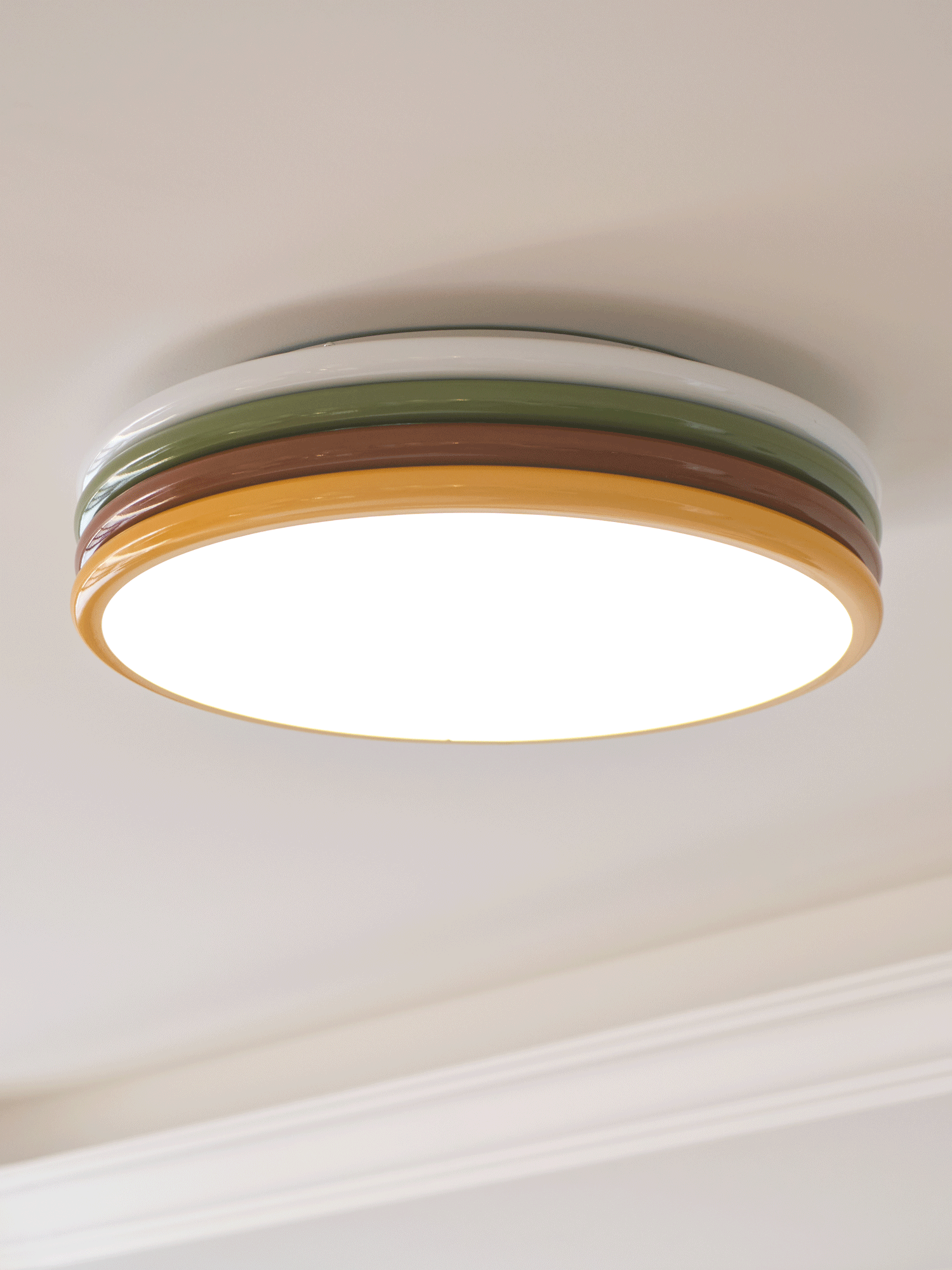 Dunoir Unique Art Color Stack Ceiling Lamp-Neutral Decor