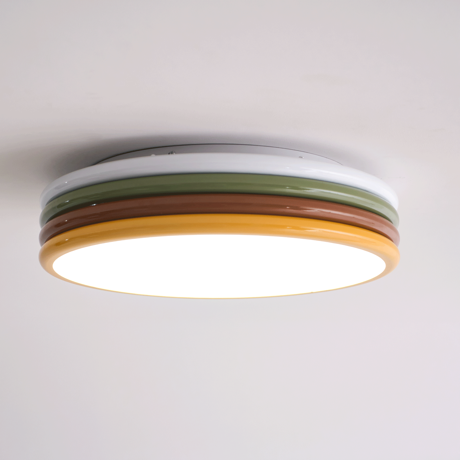 Dunoir Unique Art Color Stack Ceiling Lamp-Neutral Decor