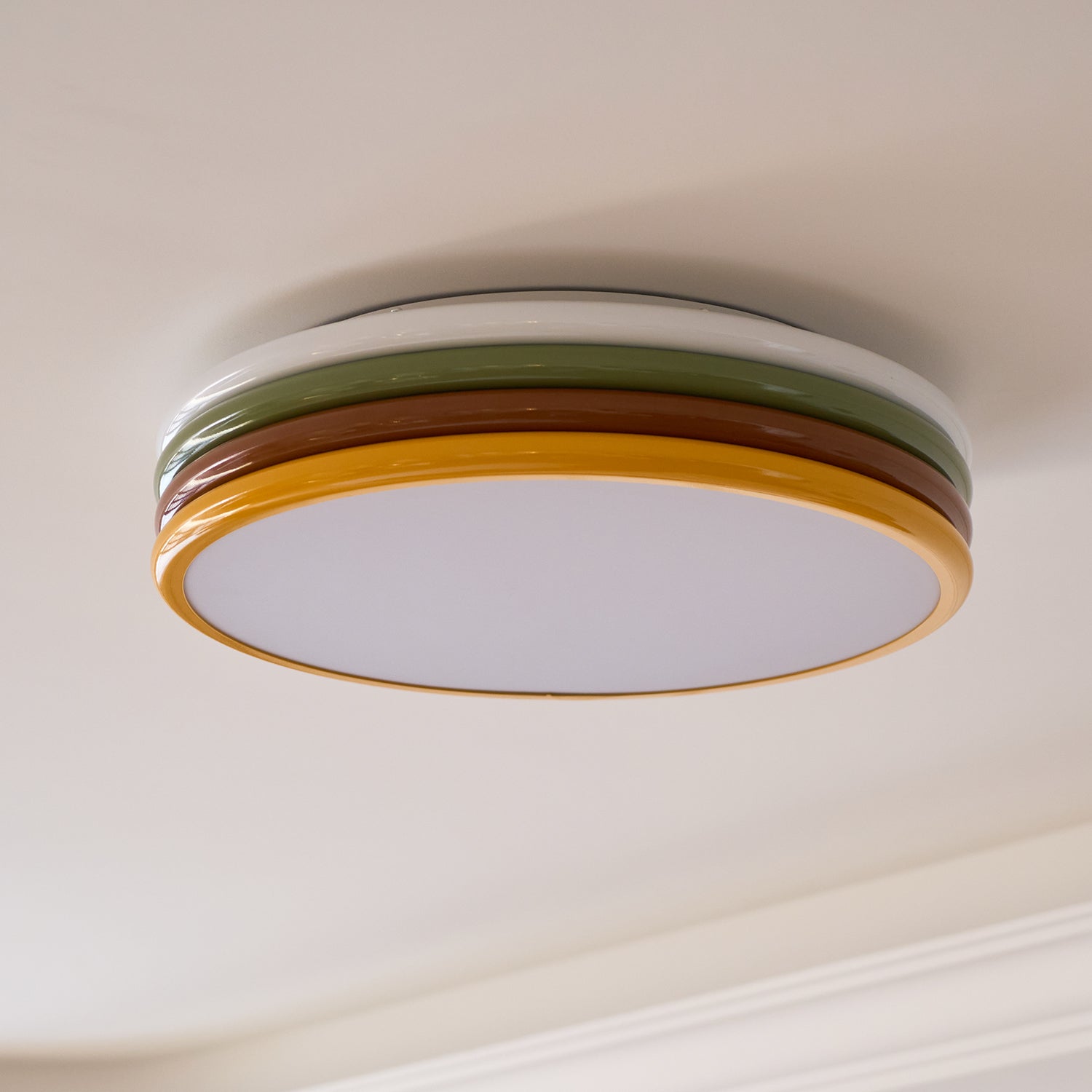 Dunoir Unique Art Color Stack Ceiling Lamp-Neutral Decor