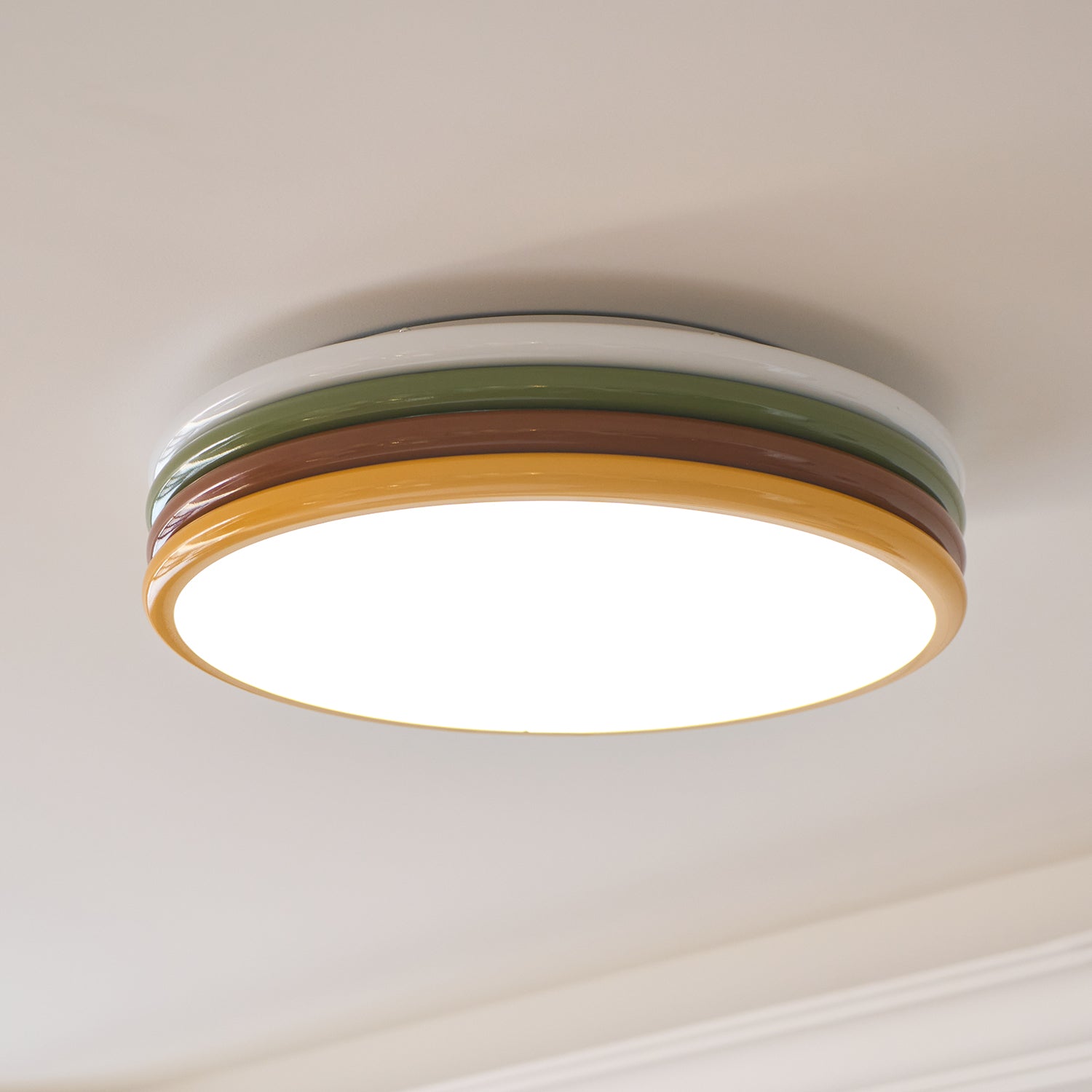 Dunoir Unique Art Color Stack Ceiling Lamp-Neutral Decor