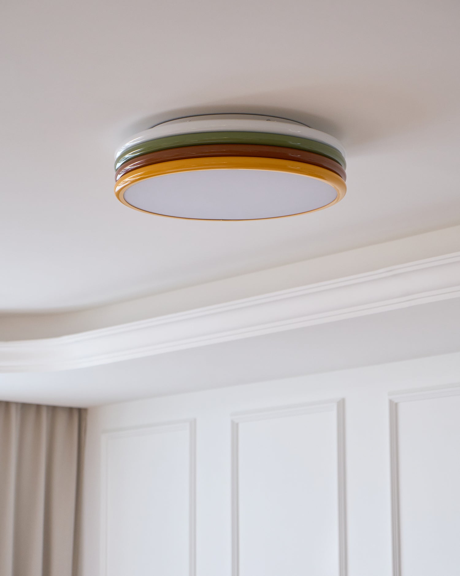 Dunoir Unique Art Color Stack Ceiling Lamp-Neutral Decor