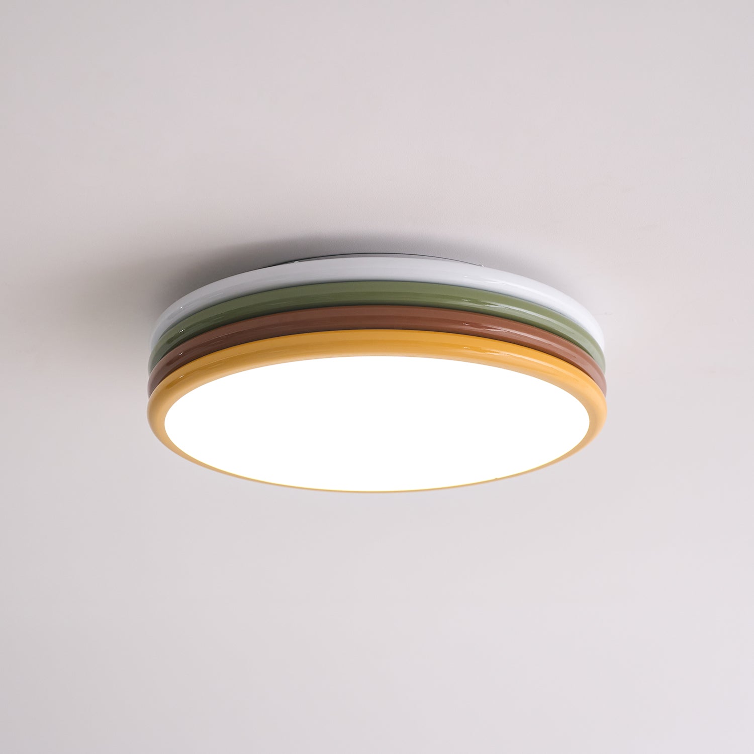 Dunoir Unique Art Color Stack Ceiling Lamp-Neutral Decor