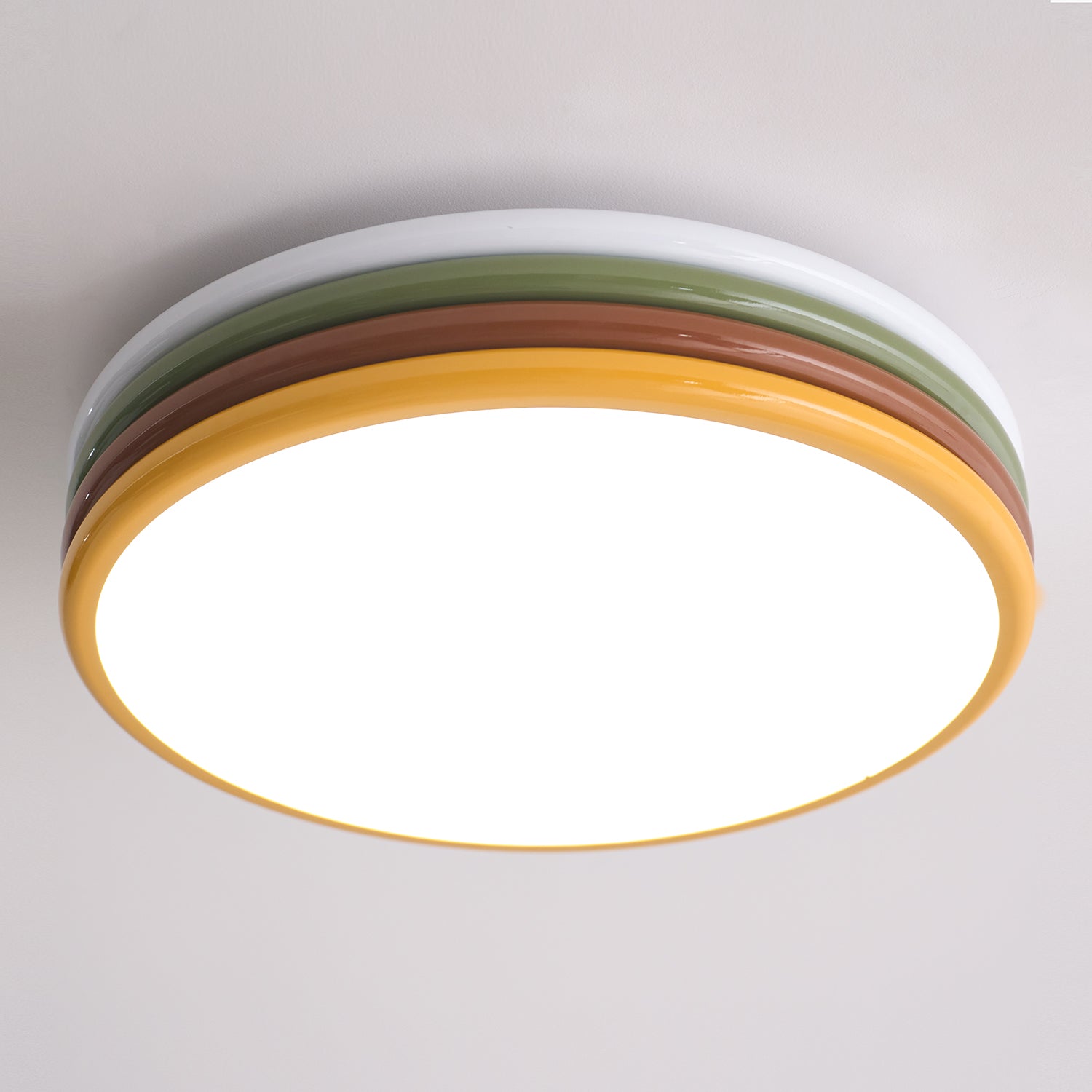 Dunoir Unique Art Color Stack Ceiling Lamp-Neutral Decor