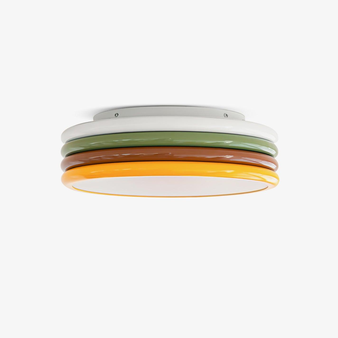 Dunoir Unique Art Color Stack Ceiling Lamp-Neutral Decor
