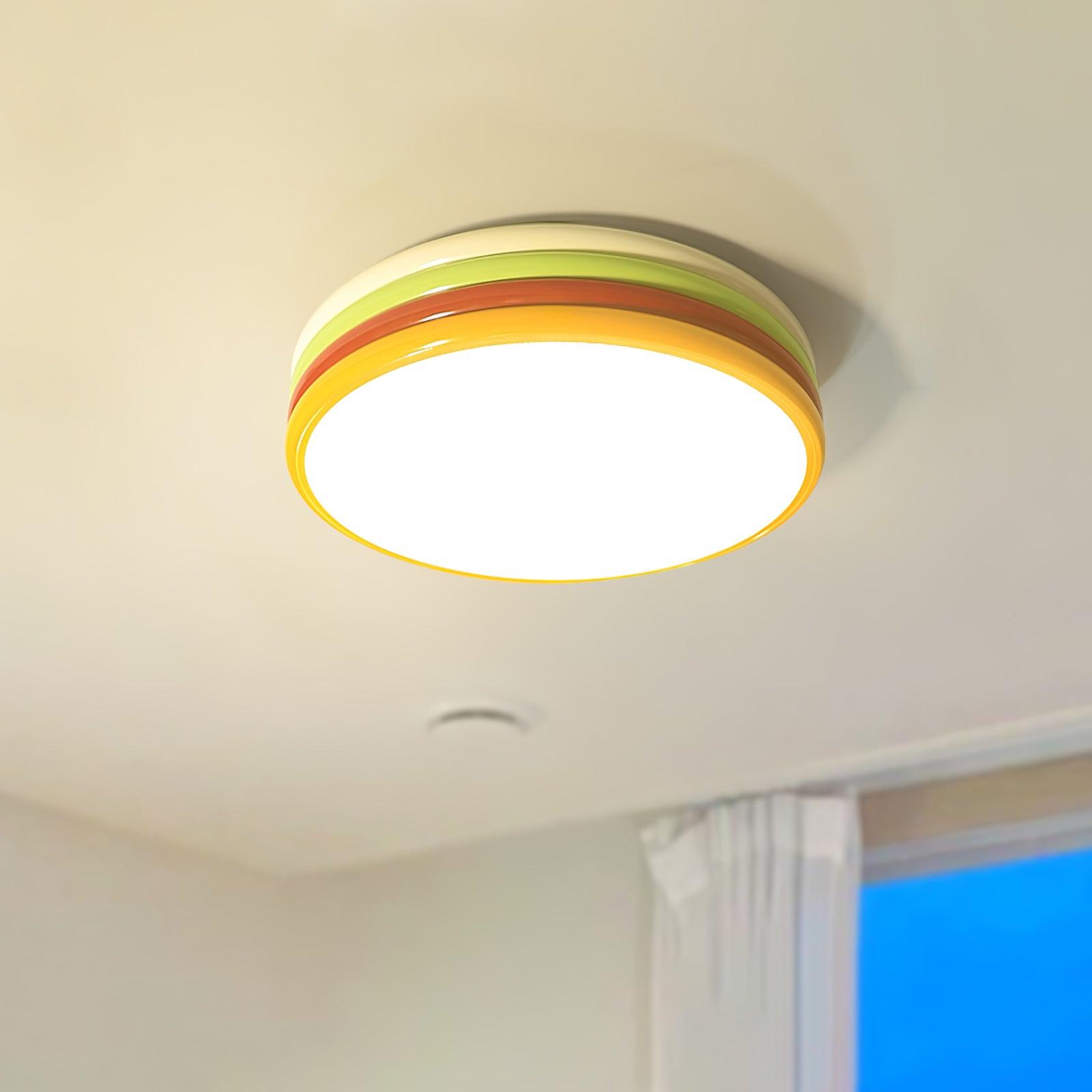 Dunoir Unique Art Color Stack Ceiling Lamp-Neutral Decor