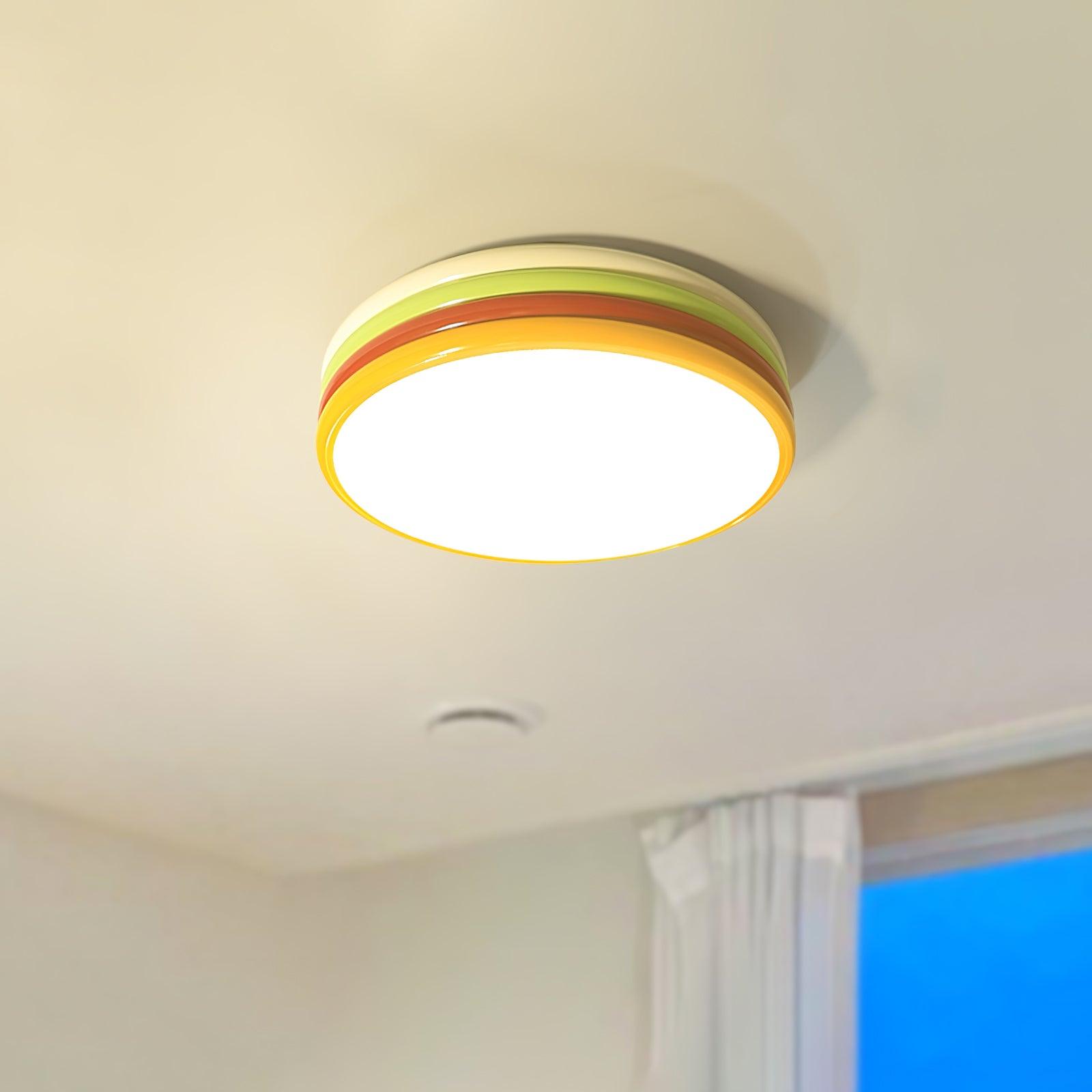 Dunoir Unique Art Color Stack Ceiling Lamp-Neutral Decor
