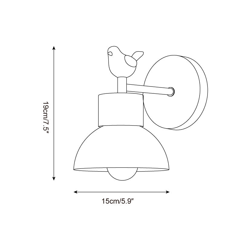 Liora Bird Wall Lamp