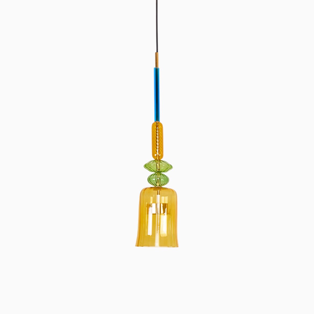Voshan Bohemian Glass Pendant Lamp-Neutral Decor