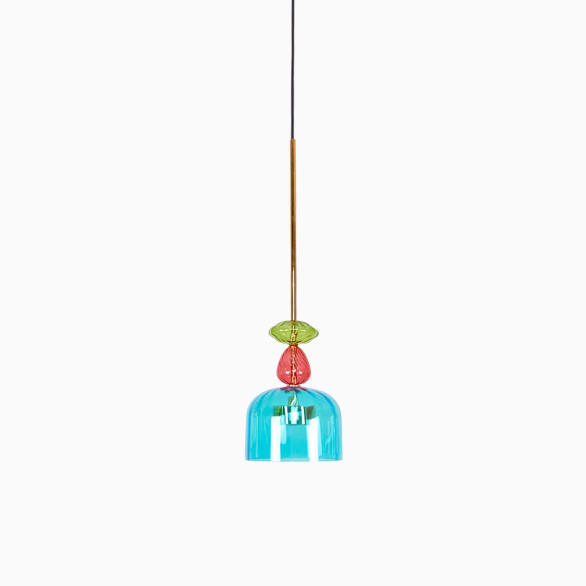 Voshan Bohemian Glass Pendant Lamp-Neutral Decor