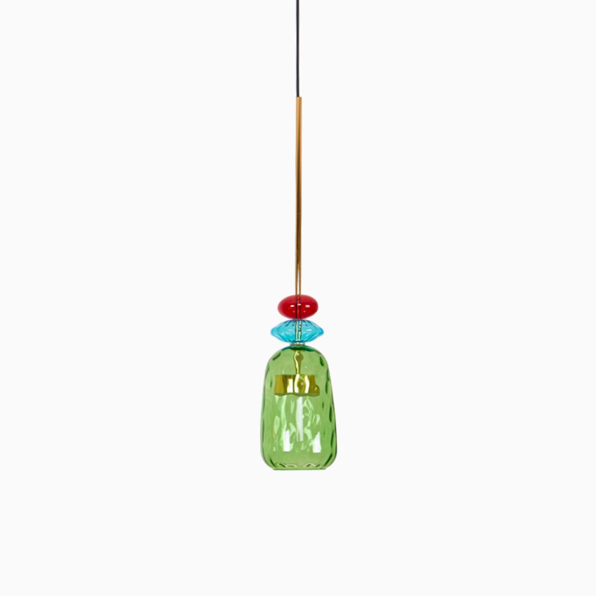 Voshan Bohemian Glass Pendant Lamp-Neutral Decor
