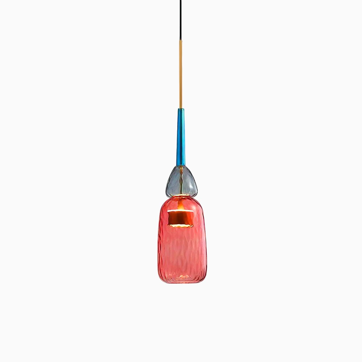 Voshan Bohemian Glass Pendant Lamp-Neutral Decor