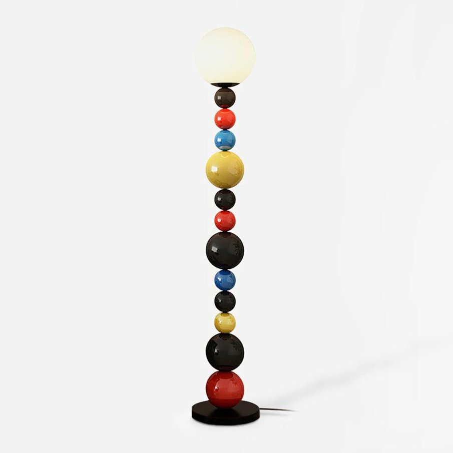 Zoriel Glass Artistic Floor Lamp-Neutral Decor