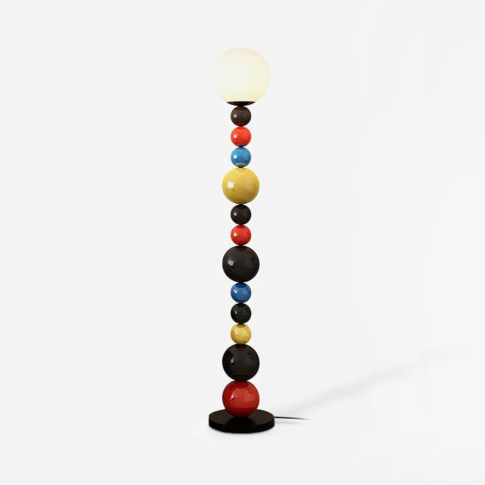 Zoriel Glass Artistic Floor Lamp-Neutral Decor