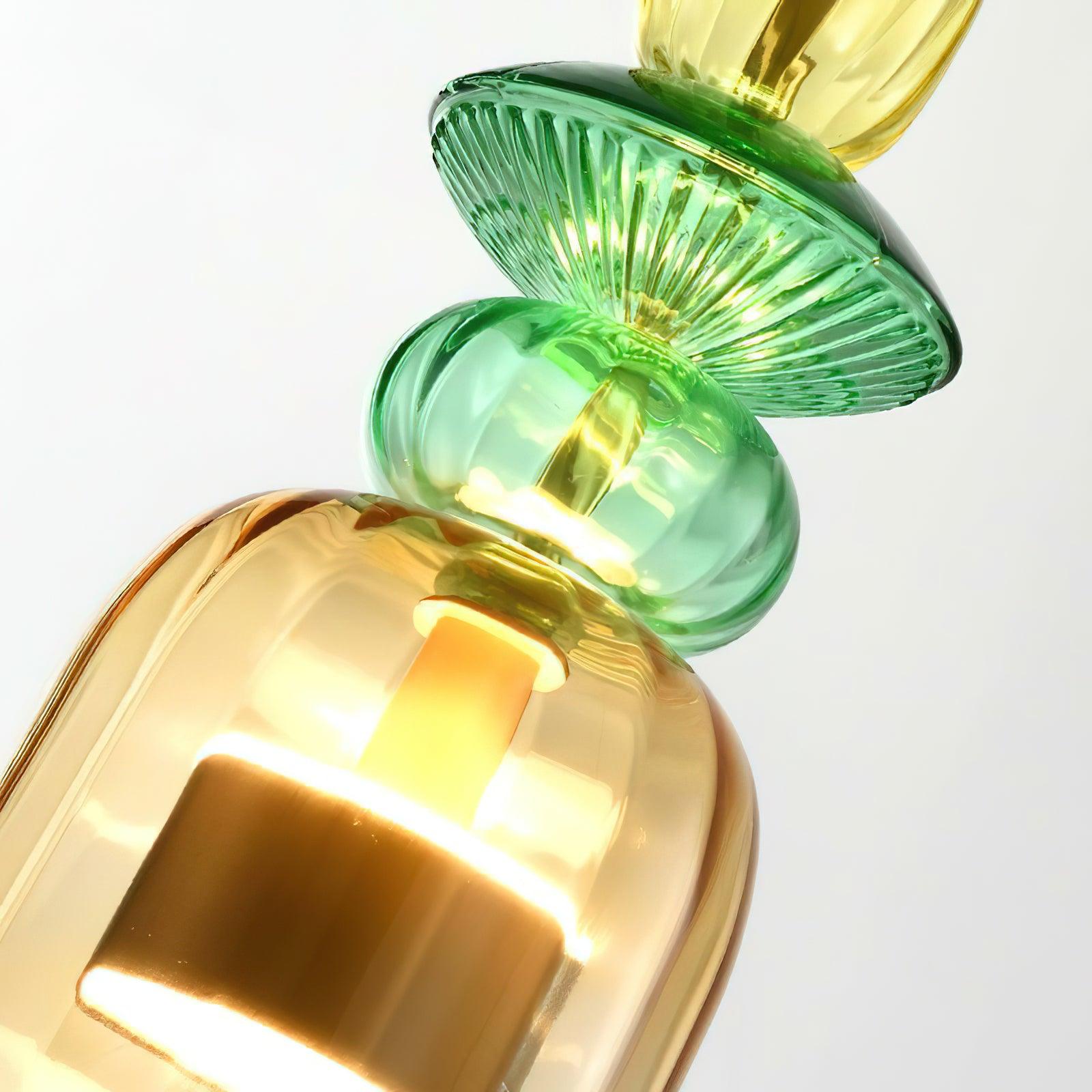 Voshan Bohemian Glass Pendant Lamp-Neutral Decor