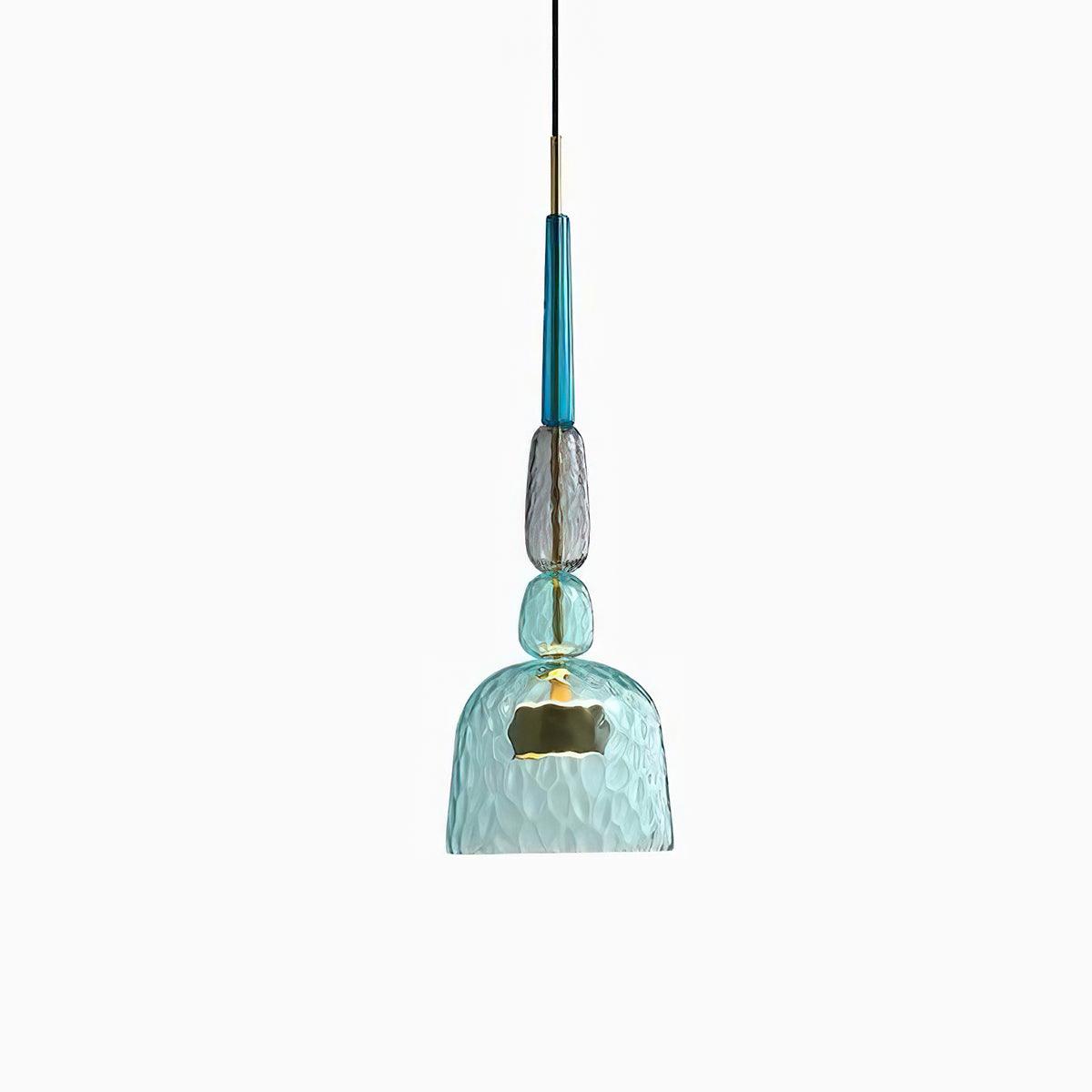 Voshan Bohemian Glass Pendant Lamp-Neutral Decor