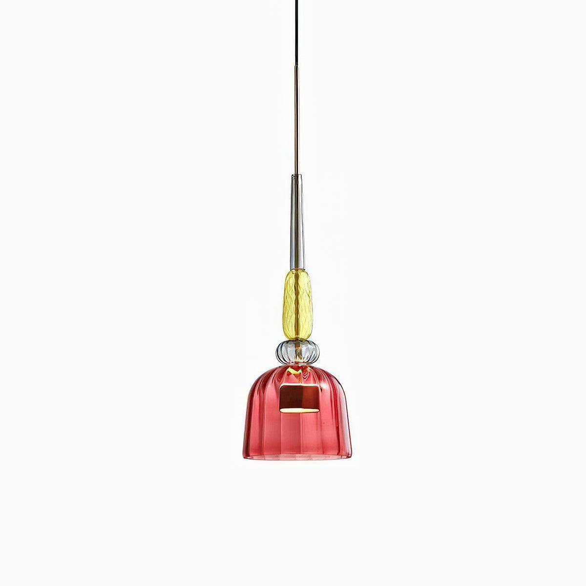 Voshan Bohemian Glass Pendant Lamp-Neutral Decor