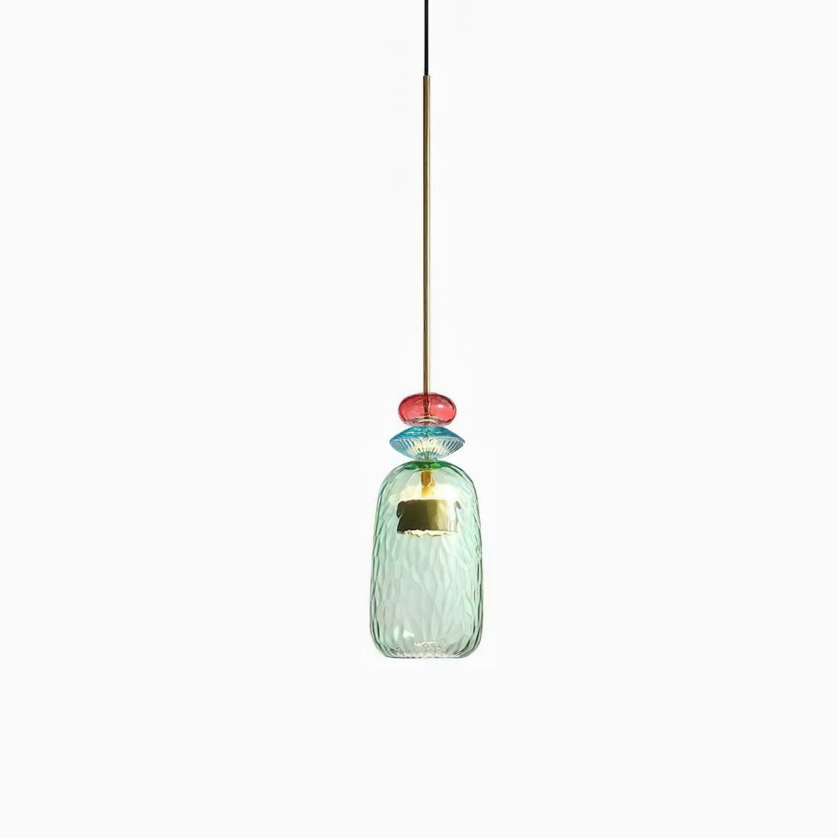 Voshan Bohemian Glass Pendant Lamp-Neutral Decor