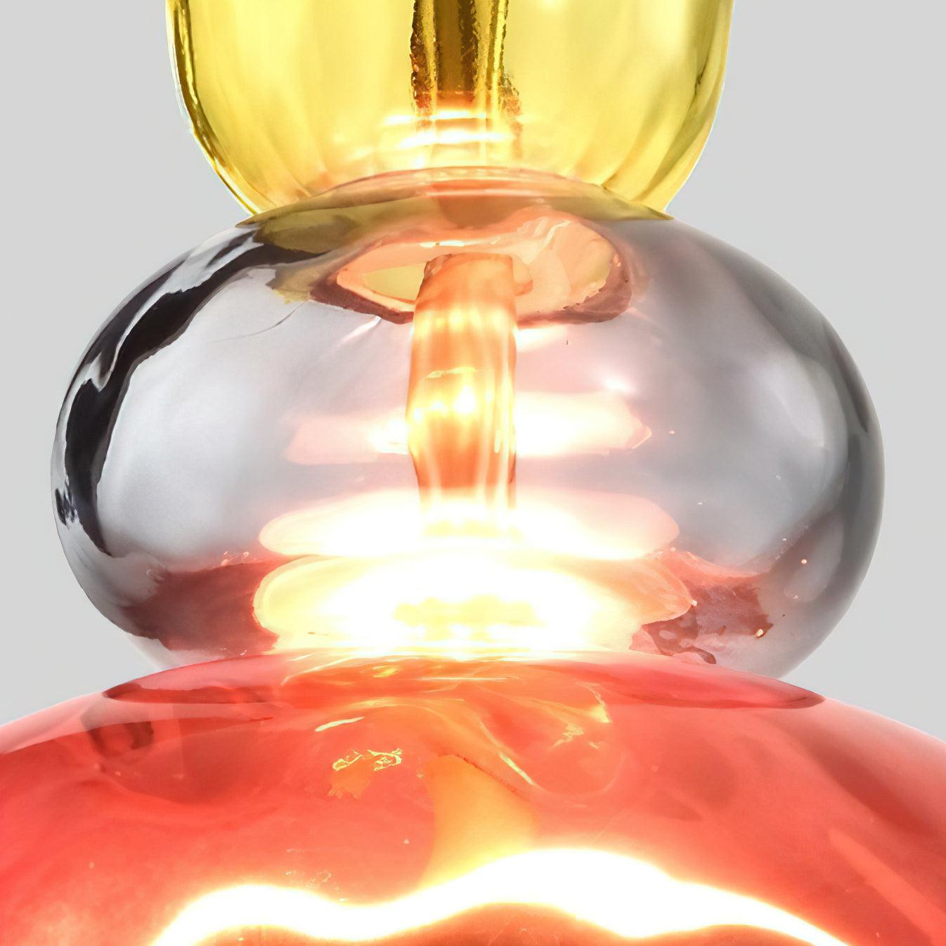Voshan Bohemian Glass Pendant Lamp-Neutral Decor