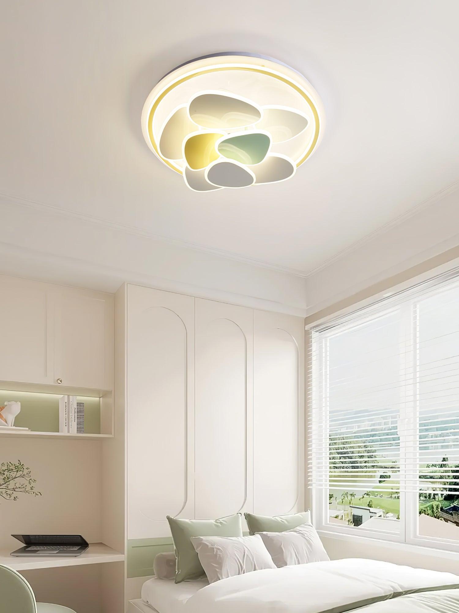Lustra Chandelier Art Floral-Neutral Decor
