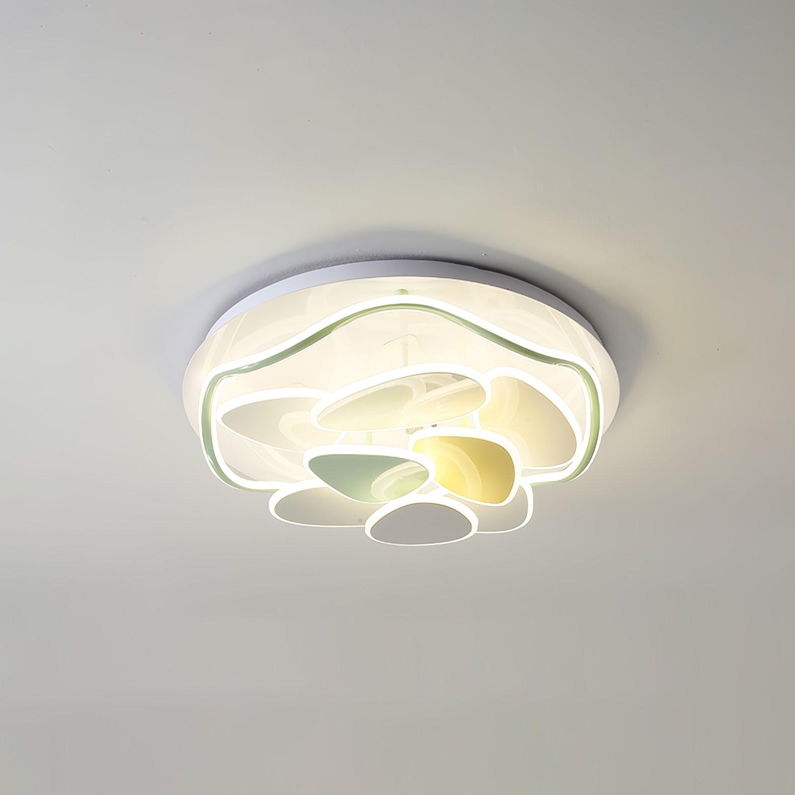 Lustra Chandelier Art Floral-Neutral Decor