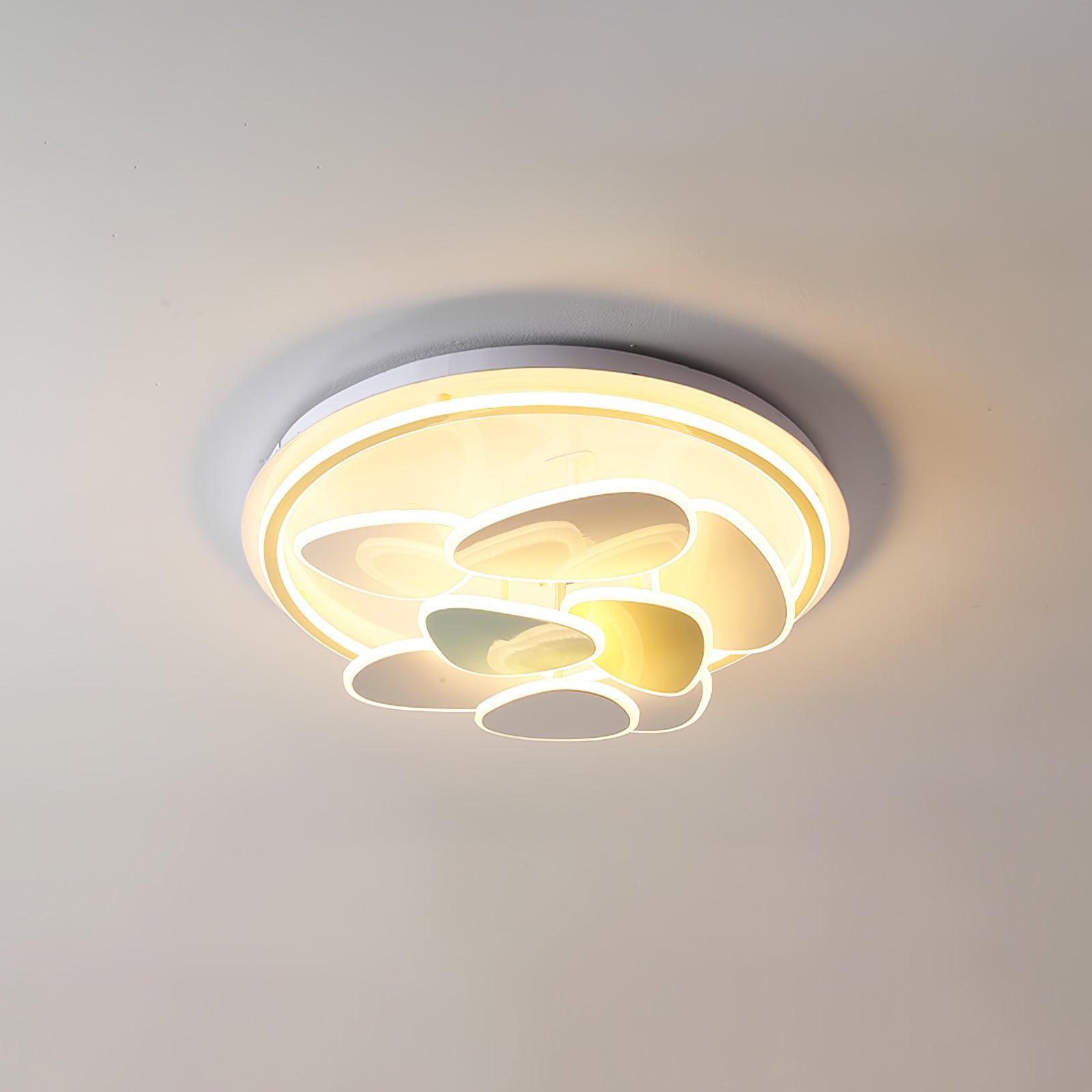 Lustra Chandelier Art Floral-Neutral Decor