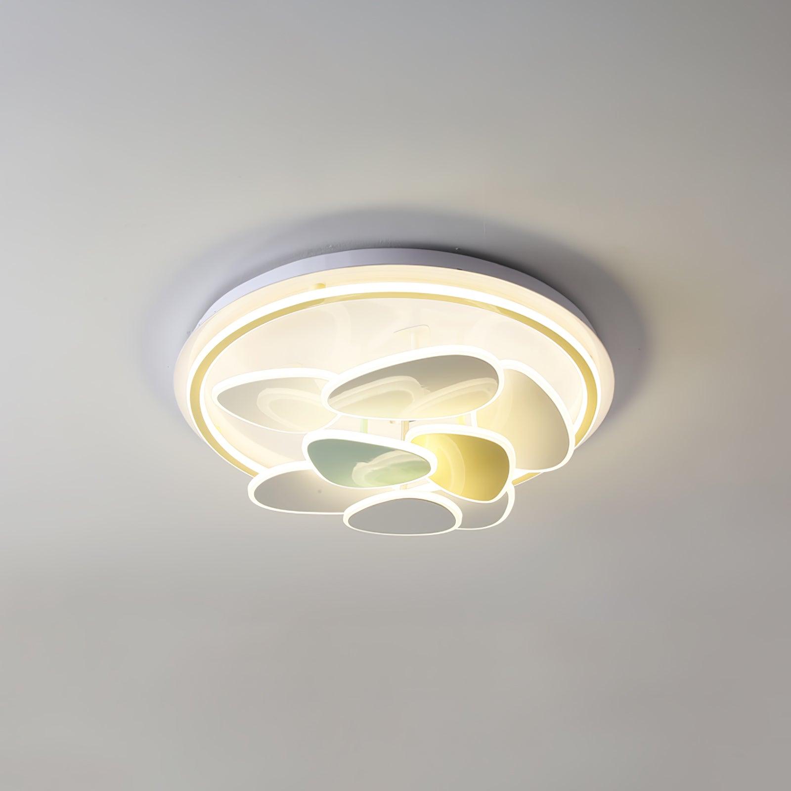 Lustra Chandelier Art Floral-Neutral Decor