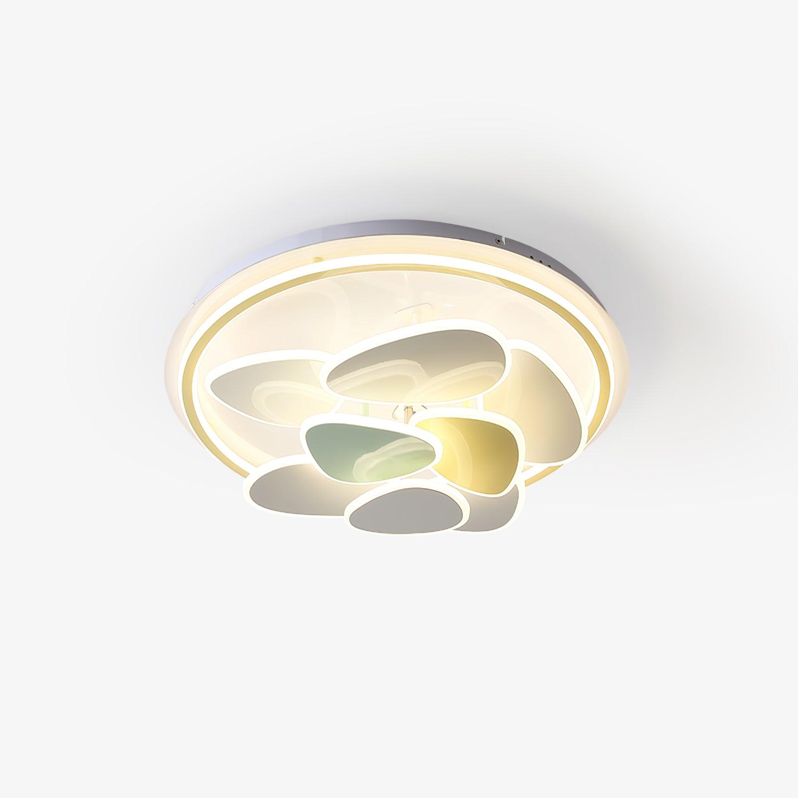 Lustra Chandelier Art Floral-Neutral Decor