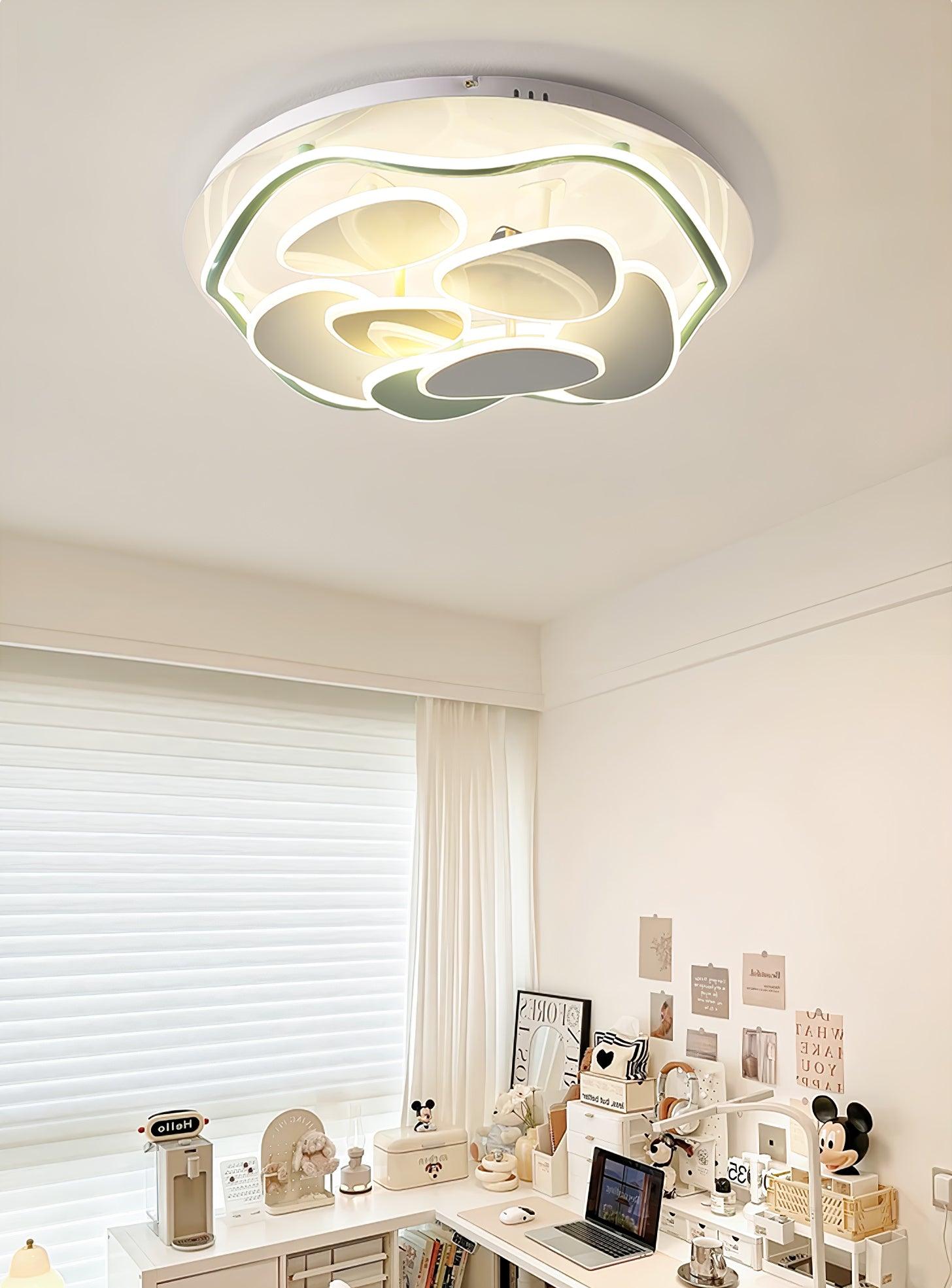 Lustra Chandelier Art Floral-Neutral Decor
