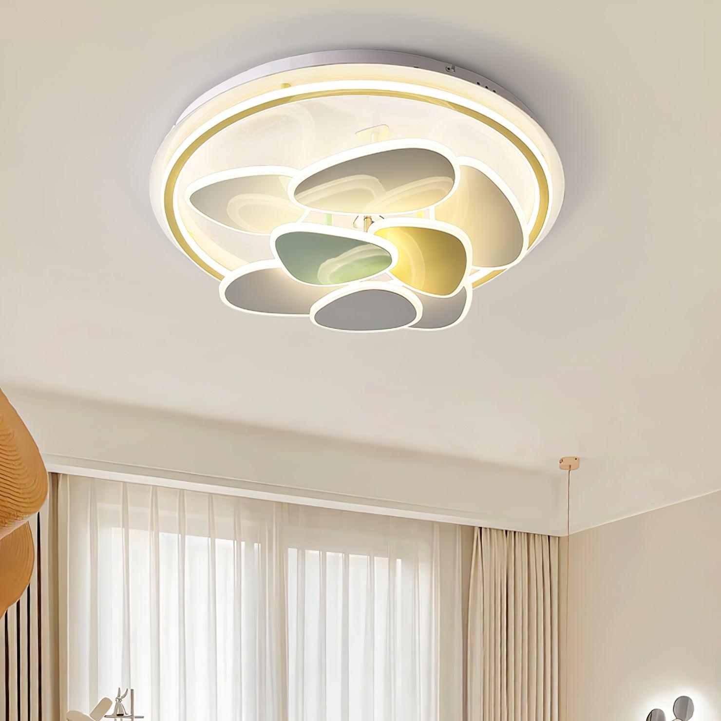Lustra Chandelier Art Floral-Neutral Decor