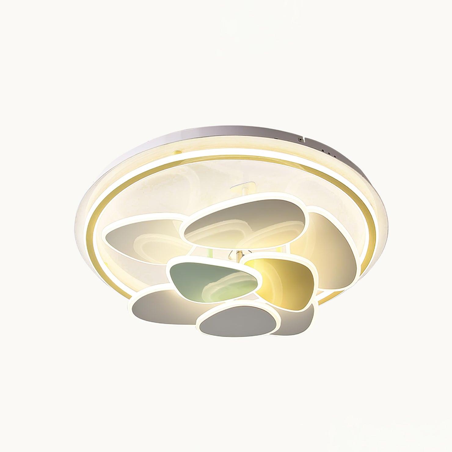 Lustra Chandelier Art Floral-Neutral Decor