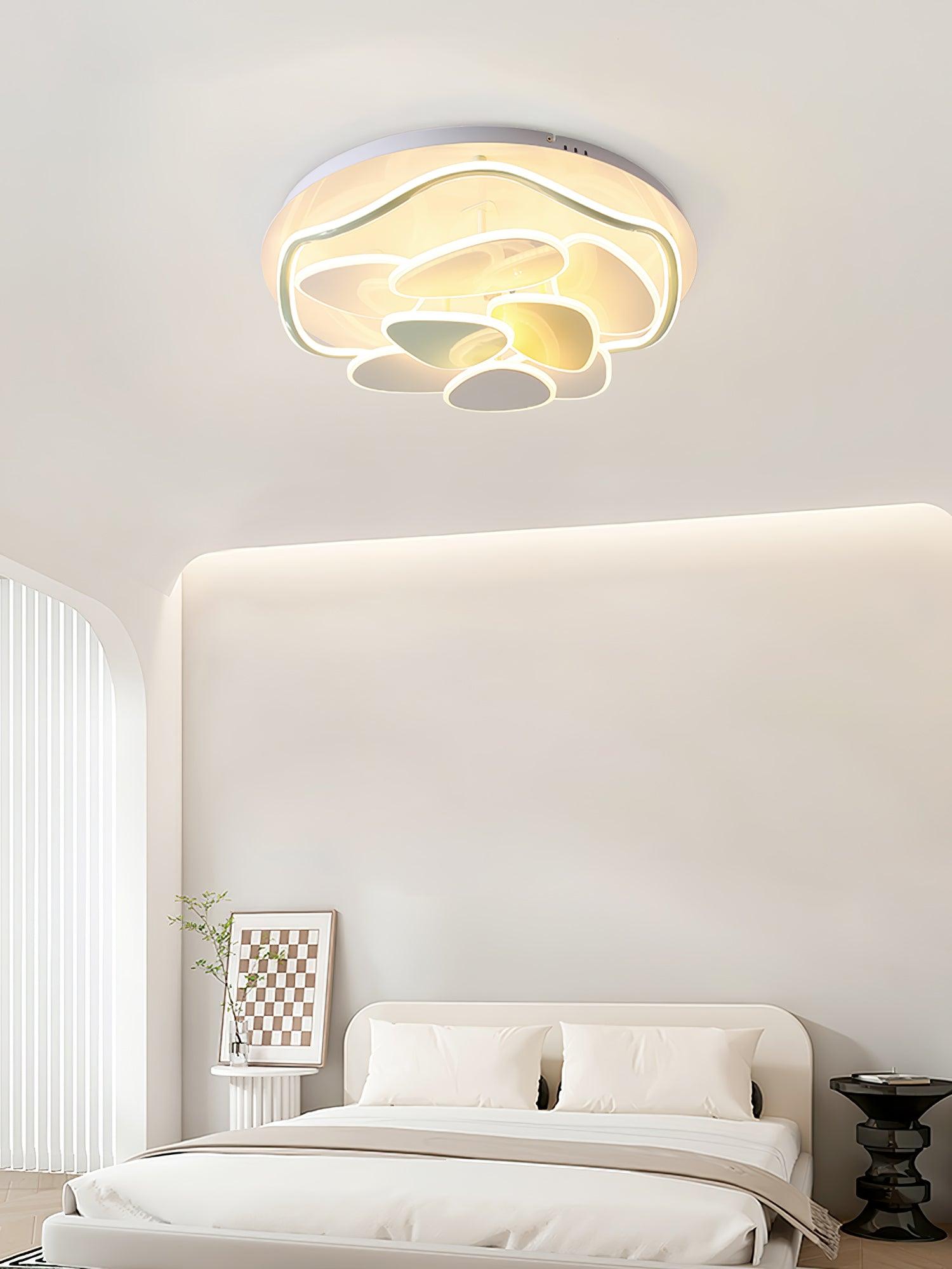 Lustra Chandelier Art Floral-Neutral Decor