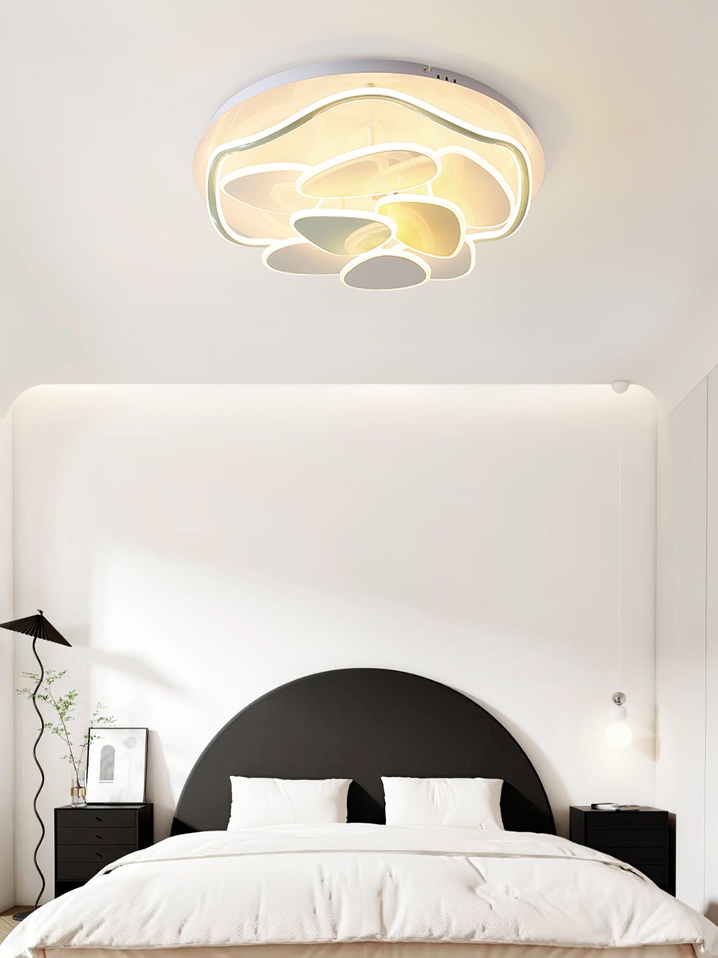 Lustra Chandelier Art Floral-Neutral Decor
