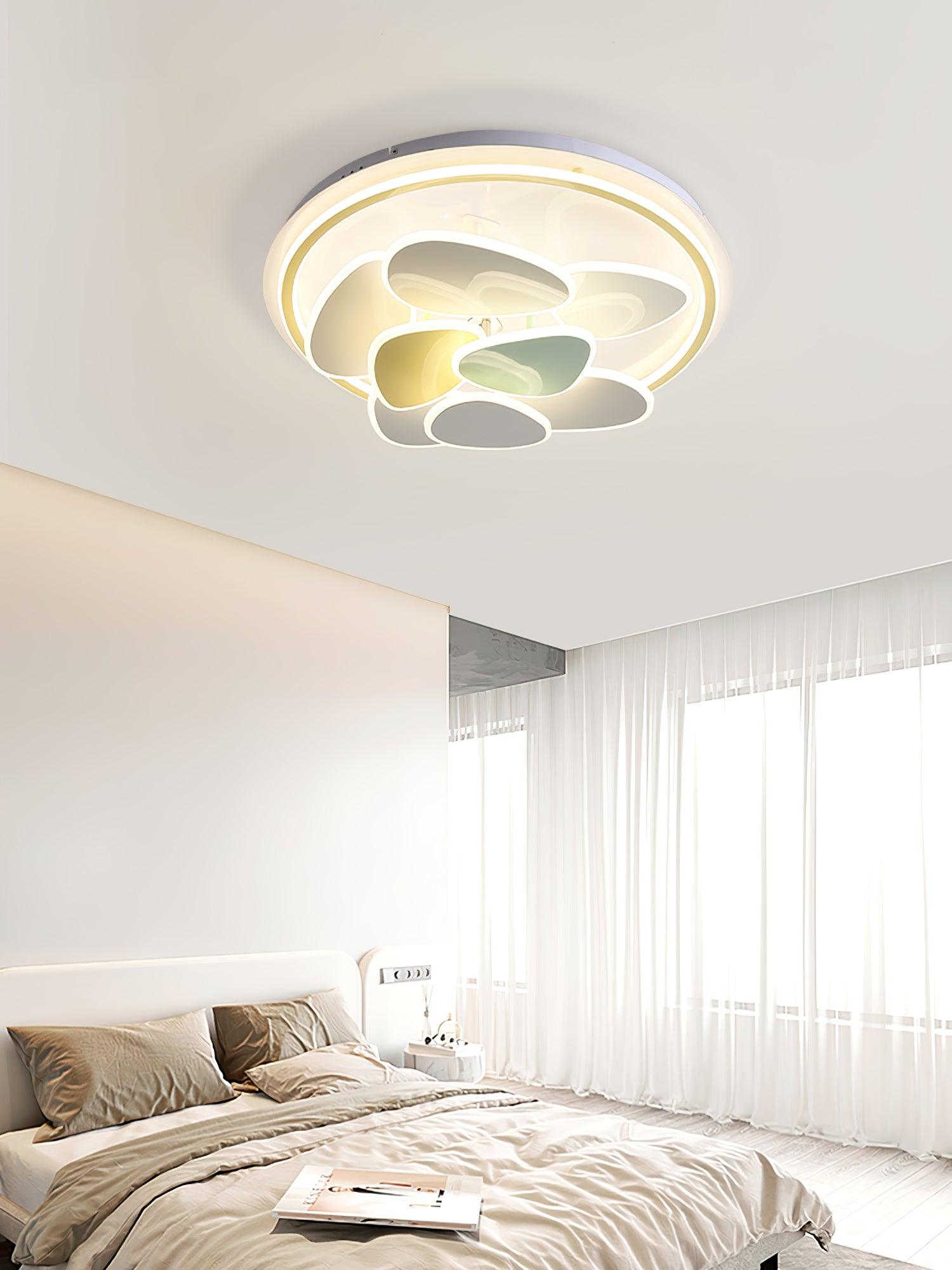 Lustra Chandelier Art Floral-Neutral Decor