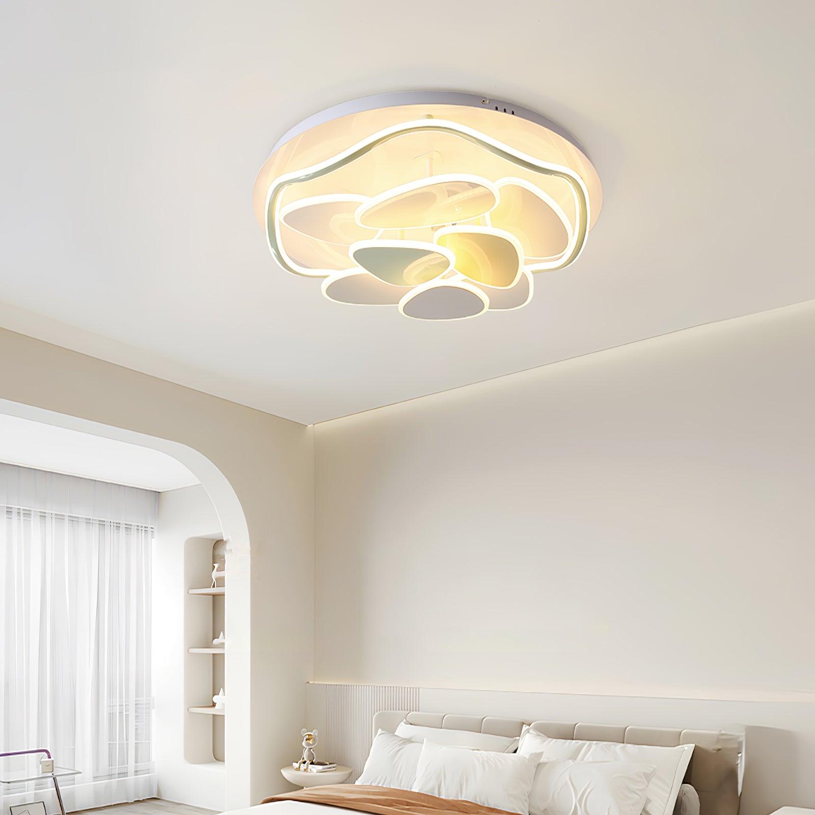 Lustra Chandelier Art Floral-Neutral Decor