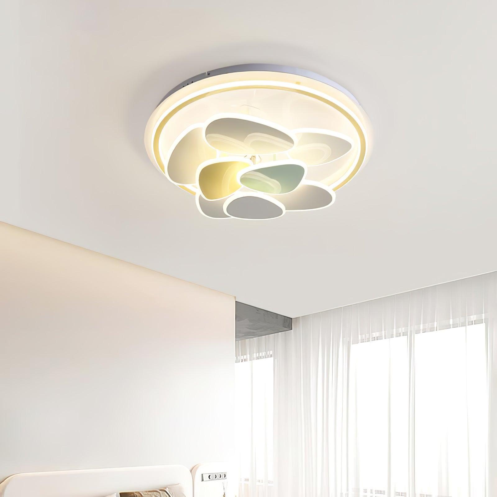 Lustra Chandelier Art Floral-Neutral Decor