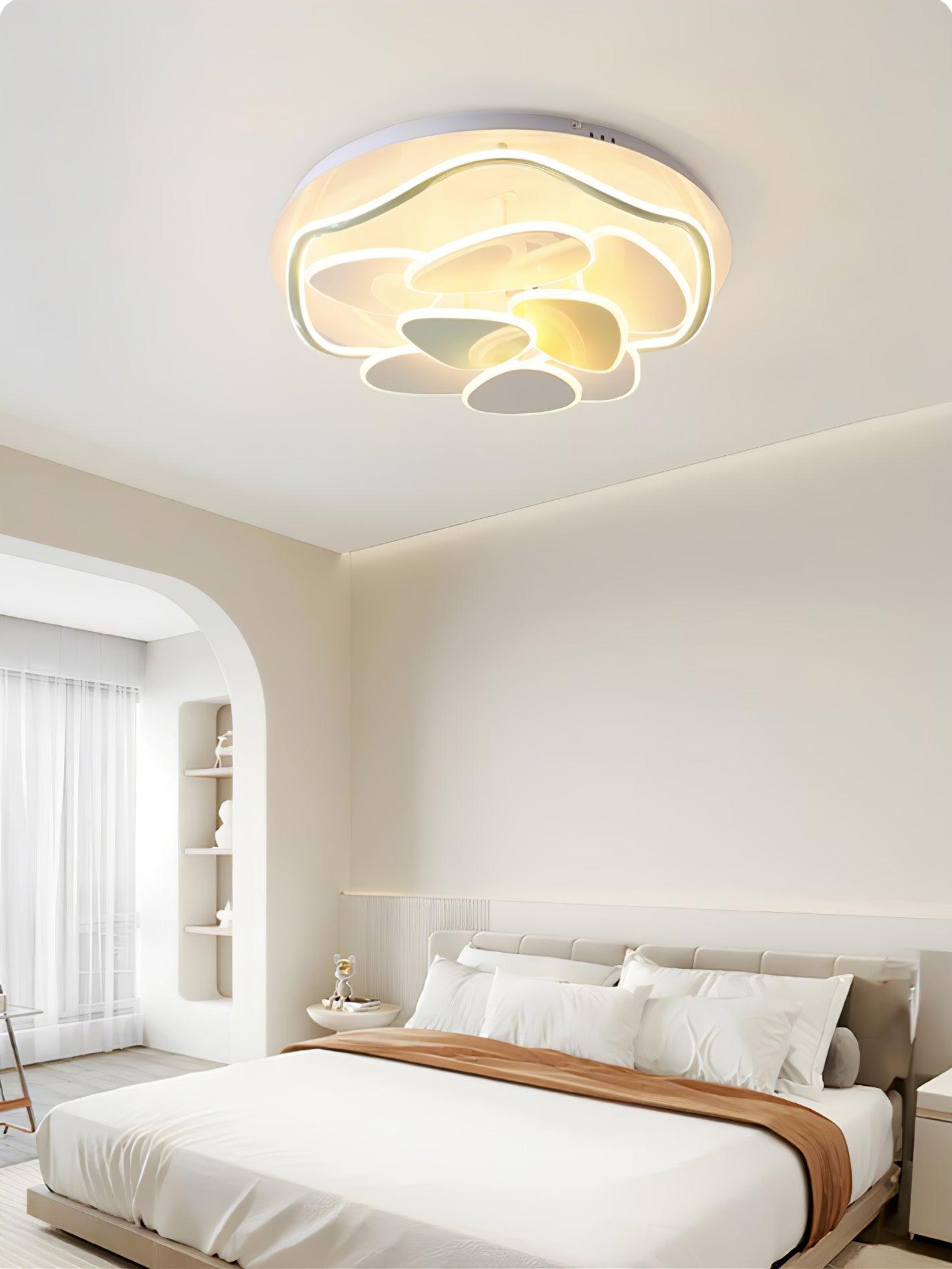 Lustra Chandelier Art Floral-Neutral Decor