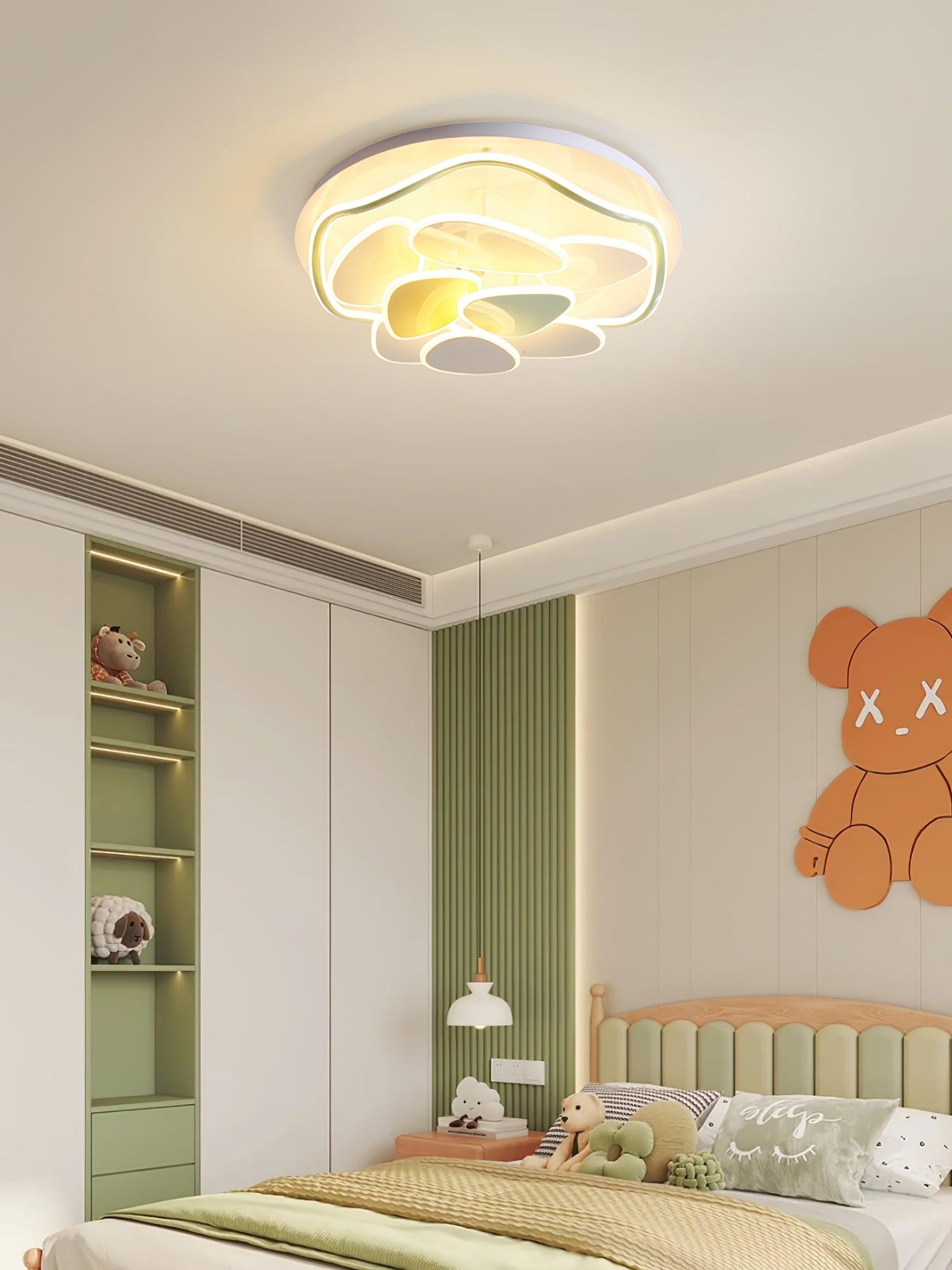 Lustra Chandelier Art Floral-Neutral Decor