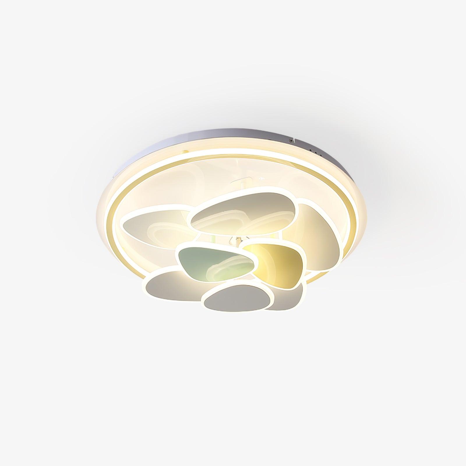Lustra Chandelier Art Floral-Neutral Decor