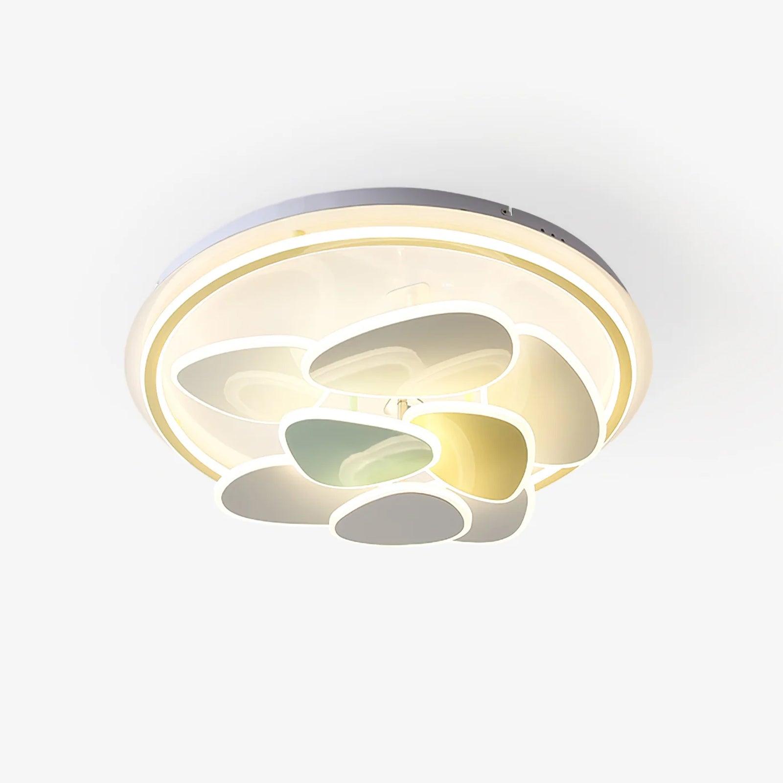 Lustra Chandelier Art Floral-Neutral Decor