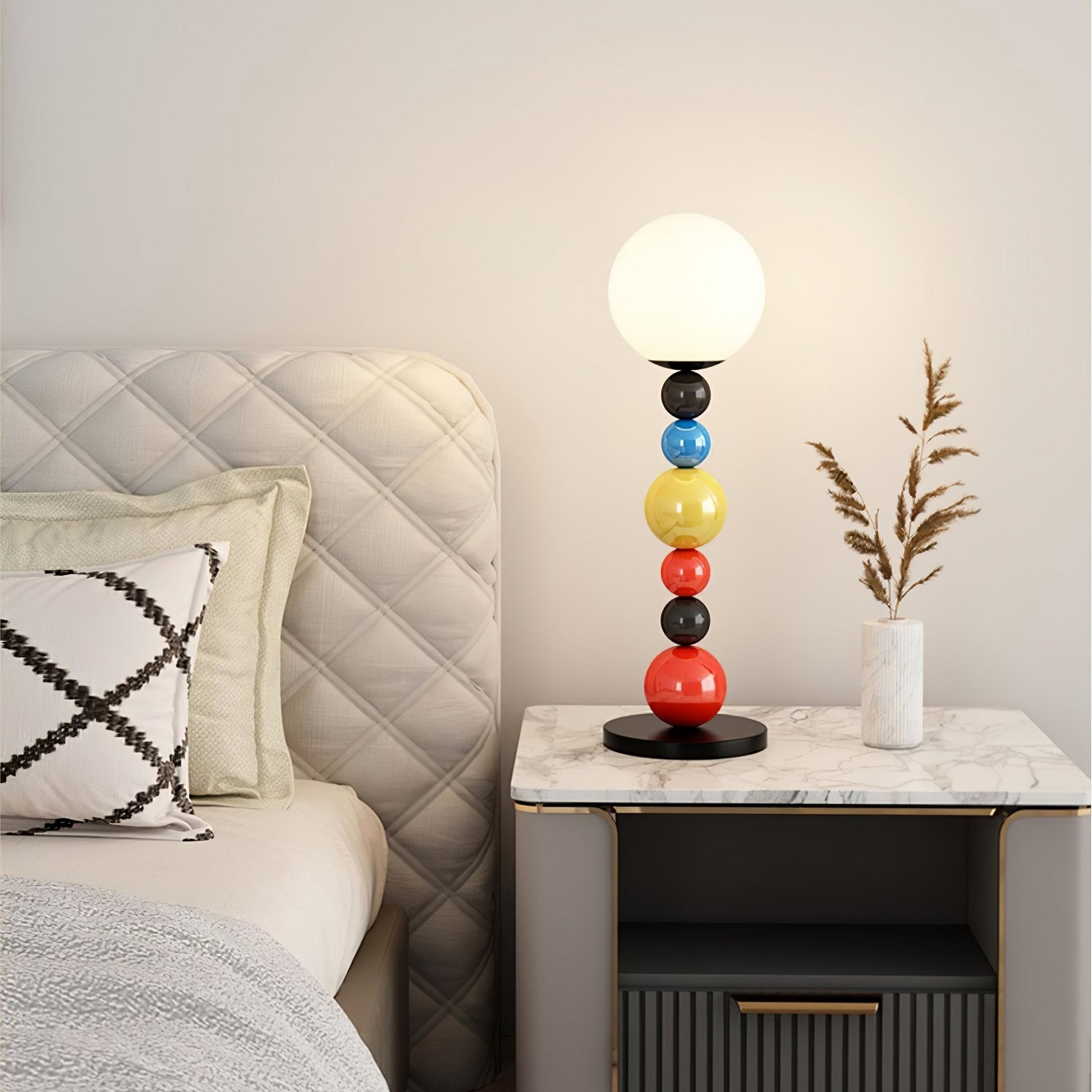 Zoriel Glass Artistic Floor Lamp-Neutral Decor