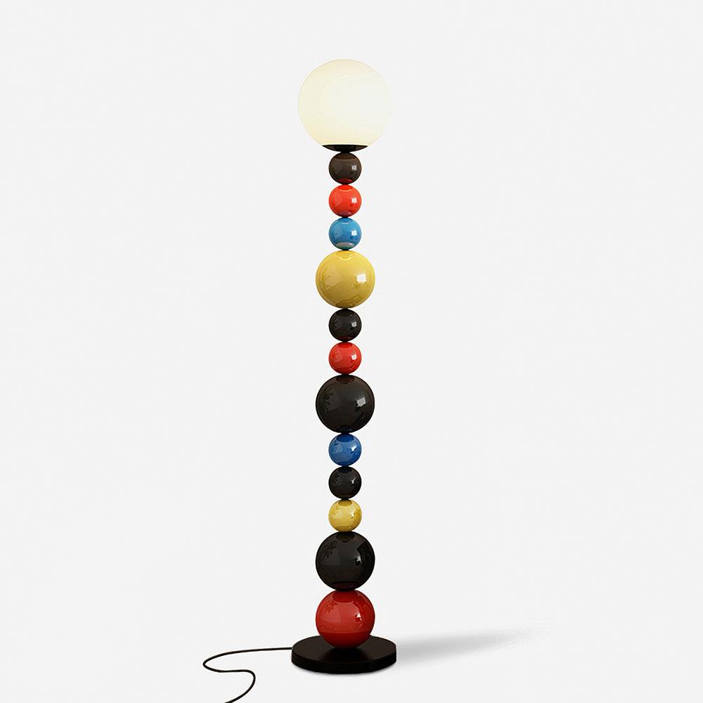 Zoriel Glass Artistic Floor Lamp-Neutral Decor